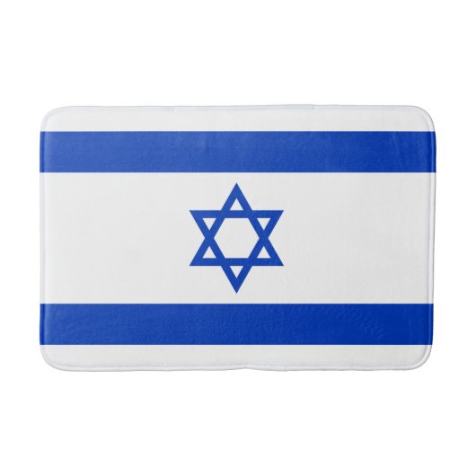 Israëlische vlag badmat (Voorkant)