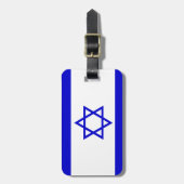 Israëlische vlag bagagelabel (Voorkant verticaal)