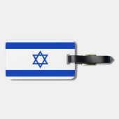 Israëlische vlag bagagelabel (Achterkant horizontaal)