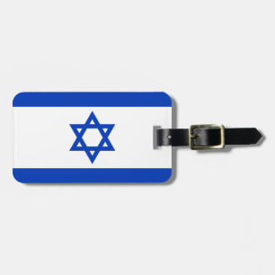 Israëlische vlag bagagelabel