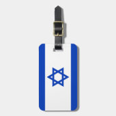 Israëlische vlag bagagelabel (Voorkant verticaal)