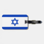 Israëlische vlag bagagelabel (Achterkant horizontaal)
