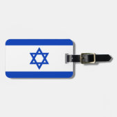 Israëlische vlag bagagelabel (Voorkant horizontaal)