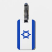 Israëlische vlag bagagelabel (Achterkant verticaal)