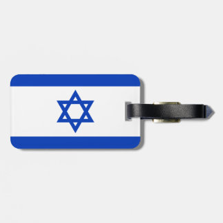 Israëlische vlag bagagelabel