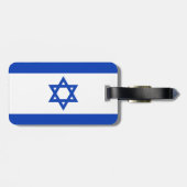 Israëlische vlag bagagelabel (Achterkant horizontaal)