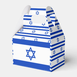 Israëlische vlag bedankdoosjes
