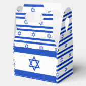 Israëlische vlag bedankdoosjes (Geopend)