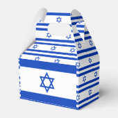 Israëlische vlag bedankdoosjes (Voorkant Zijde)
