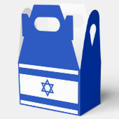 Israëlische vlag bedankdoosjes (Geopend)