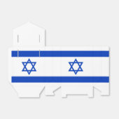 Israëlische vlag bedankdoosjes (Uitgevouwen)