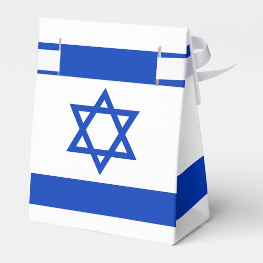 Israëlische vlag bedankdoosjes (Achterkant)