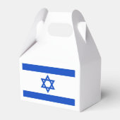 Israëlische vlag bedankdoosjes (Voorkant Zijde)