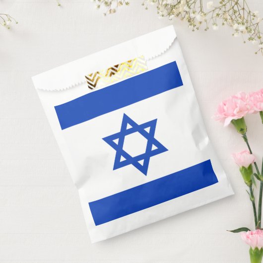 Israëlische vlag bedankzakje (Gezegeld)