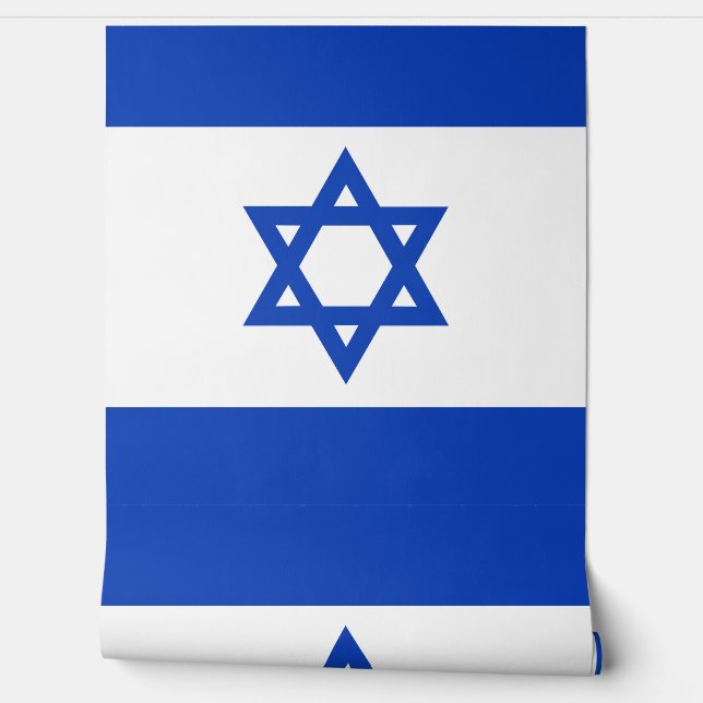 Israëlische vlag behang (Afrollen)