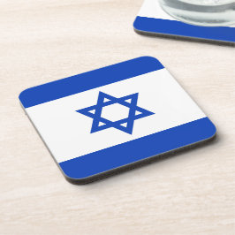 Israëlische vlag bier onderzetter