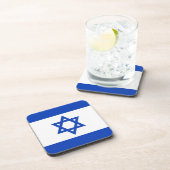 Israëlische vlag bier onderzetter (Rechterzijde)
