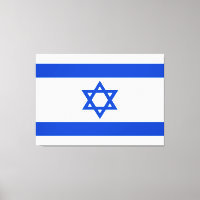 Israëlische vlag blauwe ster van David