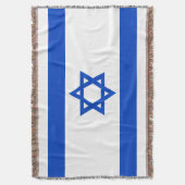 Israëlische vlag blauwe ster van David Deken (Voorkant Verticaal)