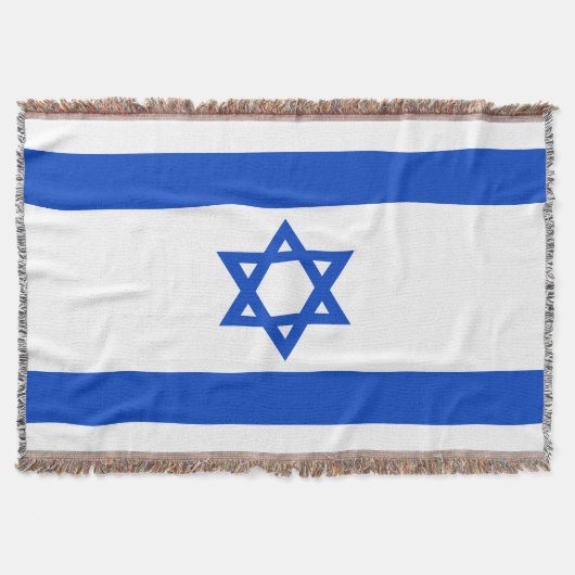 Israëlische vlag blauwe ster van David Deken (Voorkant)