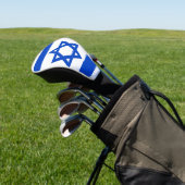 Israëlische vlag blauwe ster van David Golfheadcover (Insitu)