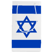 Israëlische vlag blauwe ster van David Klein Cadeauzakje (Voorkant)