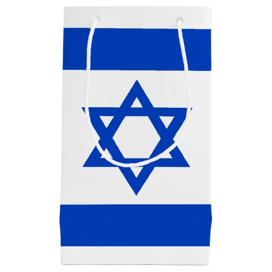 Israëlische vlag blauwe ster van David Klein Cadeauzakje (Voorkant)