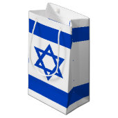 Israëlische vlag blauwe ster van David Klein Cadeauzakje (Voorkant Gekanteld)