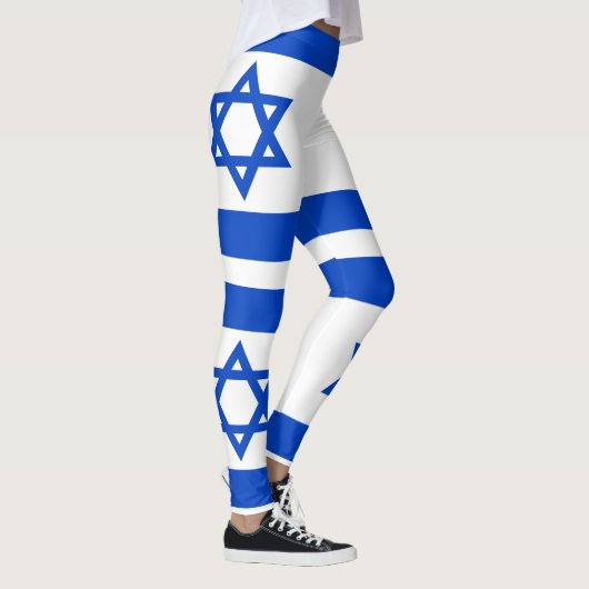 Israëlische vlag blauwe ster van David Leggings (Rechts)