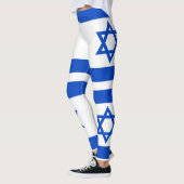 Israëlische vlag blauwe ster van David Leggings (Links)
