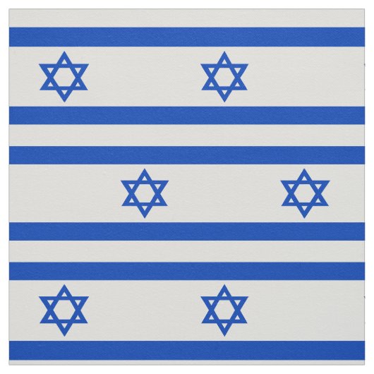 Israëlische vlag blauwe ster van David Stof (Swatch)