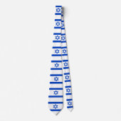 Israëlische vlag blauwe ster van David Stropdas (Voorkant)