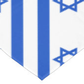 Israëlische vlag blauwe ster van David Tafelkleed (Gekanteld)