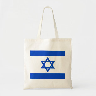 Israëlische vlag blauwe ster van David Tote Bag