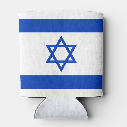 Israëlische vlag blikjeskoeler (Achterkant)
