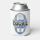 Israëlische vlag blikjeskoeler (Blikje Achterkant)