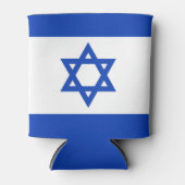 Israëlische vlag blikjeskoeler (Voorkant)