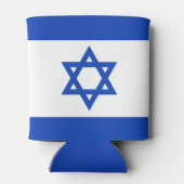 Israëlische vlag blikjeskoeler (Achterkant)