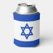 Israëlische vlag blikjeskoeler (Blikje Achterkant)