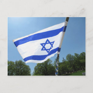 Israëlische vlag briefkaart