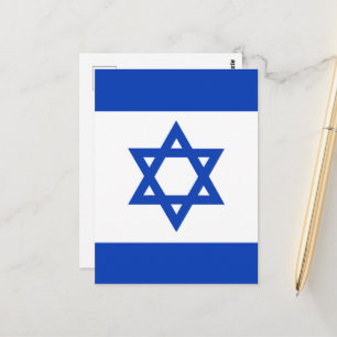 Israëlische vlag briefkaart