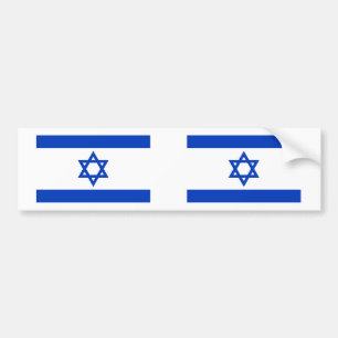 Israëlische vlag bumpersticker