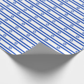 Israëlische vlag cadeaupapier (Hoek)