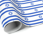 Israëlische vlag cadeaupapier (Rol Hoek)