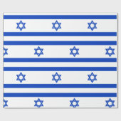 Israëlische vlag cadeaupapier (Vlak)