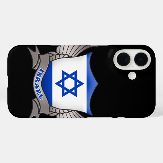 Israëlische vlag Case-Mate iPhone case (Achterkant (horizontaal))
