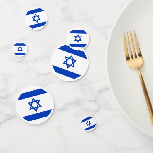 Israëlische vlag confetti (Groep)