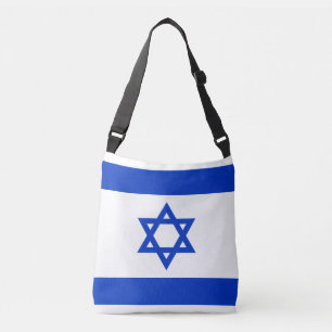 Israëlische vlag crossbody tas
