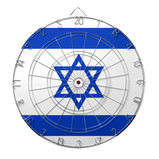 Israëlische vlag dartbord (Voorkant)