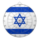 Israëlische vlag dartbord (Voorkant)